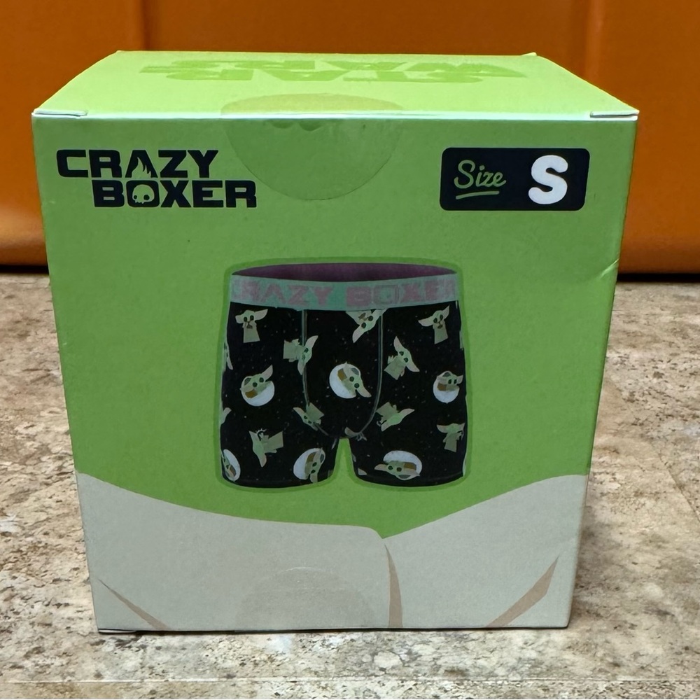 Mandalorian Grogu Crazy Boxer Men’s Small Boxer Briefs